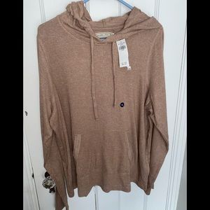 Abercrombie & Fitch Women's Tan Hoodie